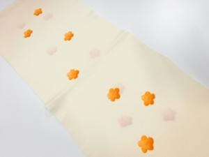 未使用品　正絹　絞り　帯揚げ